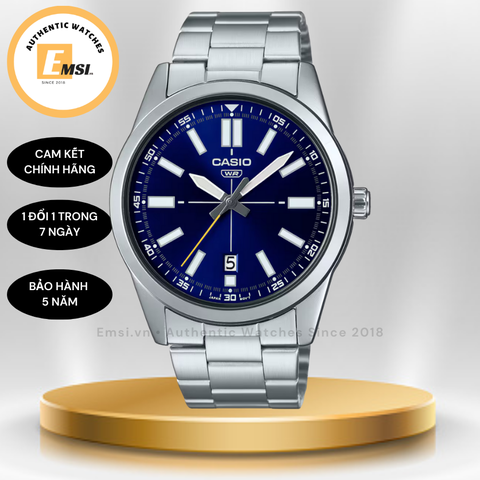 MTP-VD02D-2E | 3 Kim - Nam quý phái | Lịch lãm | Đồng hồ