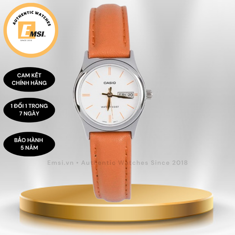 Casio LTP-V006L-7B2UDF – Nữ – Quartz (Pin) – Dây Da