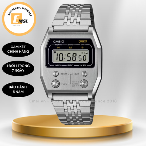 Đồng Hồ Casio - Unisex A1100D-1DF Size 35mm