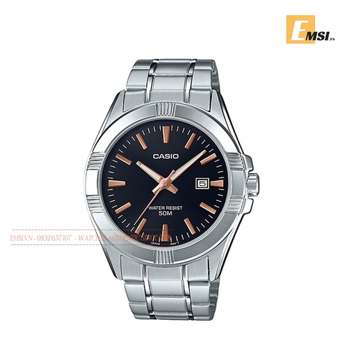 Đồng hồ NAM Casio Lịch lãm MTP-1308D-1A2 - Chống nước WR50M - Emsi.vn