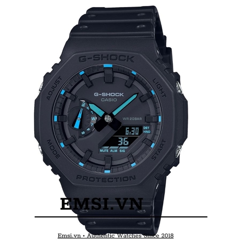 G-Shock GA-2100-1A2DR - Đồng hồ nam - Pin / Quartz - Kính khoáng - Size mặt 45.4mm - Bảo Hành 5 Năm - Chính Hãng