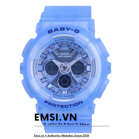 Baby-G BA-130CV-2A - Đồng Hồ Nữ - Pin / Quartz - Kính Khoáng - Size Mặt 43mm - Bảo Hành 5 Năm - Chính Hãng - Emsi.vn