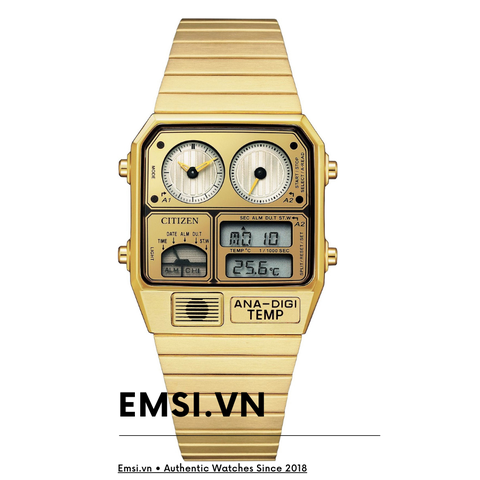 Đồng Hồ Citizen 42mm Nam JG2112-55P Gold Movement Japan