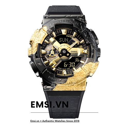 CASIO G-SHOCK GM114GEM-1A9 40th Anniversary - | G-Shock | Dây Nhựa | Chống Từ | Chống Nước WR20BAR