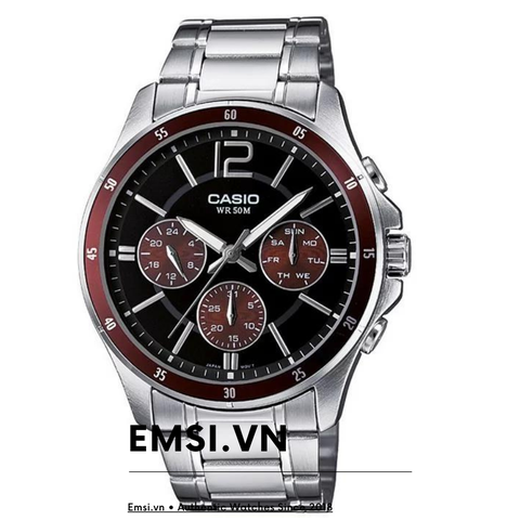 Casio MTP-1374D-5AVDF - Đồng Hồ Nam - Pin / Quartz - Kính Khoáng - Size Mặt 43.5mm - Bảo Hành 5 Năm - Chính Hãng