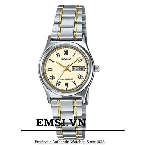 Casio LTP-V006SG-9BUDF - Đồng Hồ Nữ - Pin / Quartz - Kính Khoáng - Size Mặt 25mm - Bảo Hành 5 Năm - Chính Hãng