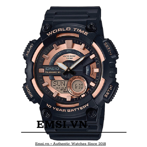 Đồng hồ Nam Casio AEQ-110W-1A3VD - Casio 46.6mm - Emsi.vn