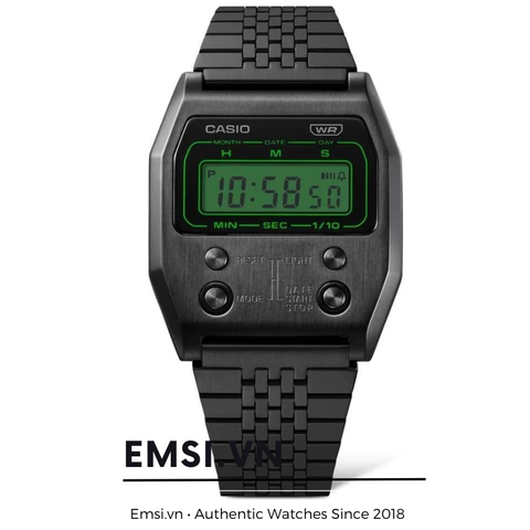 Đồng Hồ Casio - Unisex A1100B-1DF Size 40 × 35 Mm