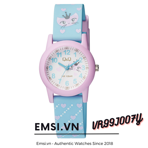 Đồng hồ trẻ em Q&Q Citizen VR99J007Y - Đồng hồ em bé gái chính hãng chống nước