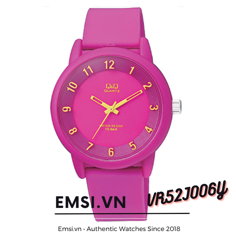 Q&Q VR52J006Y - Đồng Hồ Unisex - Pin / Quartz - Kính Khoáng - Size Mặt 41mm - Bảo Hành 5 Năm - Chính Hãng - Emsi.vn