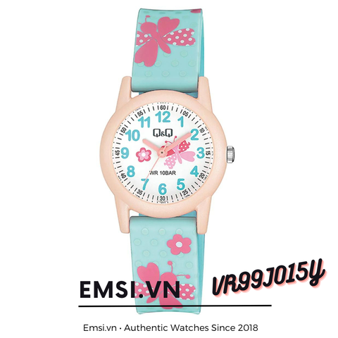 Đồng hồ trẻ em Q&Q Citizen VR99J015Y - Đồng hồ em bé gái chính hãng chống nước