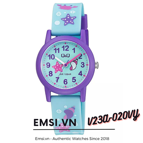 Đồng hồ trẻ em Q&Q Citizen V23A-020VY - Đồng hồ chính hãng chống nước
