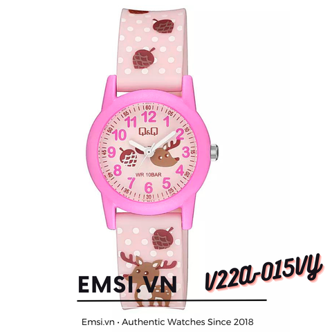 Đồng hồ trẻ em Q&Q Citizen V22A-015VY - Đồng hồ chính hãng chống nước