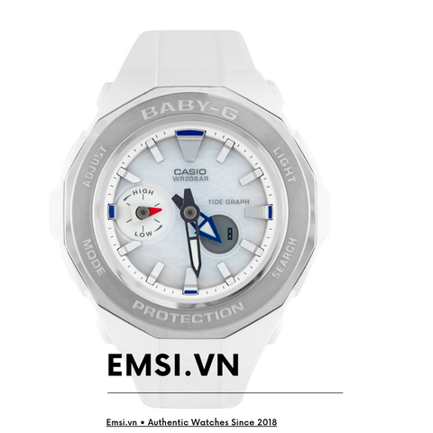 Baby-G BGA-225-7ADR - Đồng Hồ Nữ - Điện Tử - Kính Khoáng - Size Mặt 45mm - Bảo Hành 5 Năm - Chính Hãng