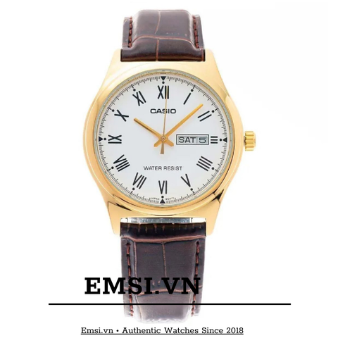 Casio MTP-V006GL-7BUDF - Đồng Hồ Nam - Pin / Quartz - Kính Khoáng - Size Mặt 38mm - Bảo Hành 5 Năm - Chính Hãng