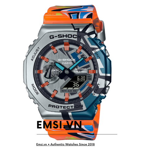 G-Shock GM-2100SS-1ADR - Đồng hồ nam - Pin / Quartz - Kính khoáng - Size mặt 44.5mm - Bảo Hành 5 Năm - Chính Hãng