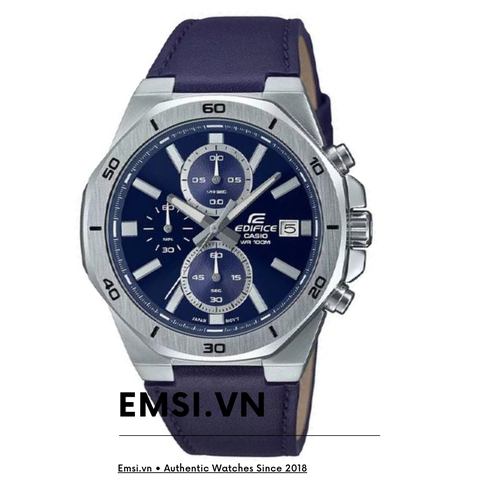 EFV-640L-2AV | EDIFICE Đồng hồ 44.3mm | CASIO VIETNAM | Edifice | Nam | Dây Da