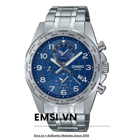 MTP-W500D-2A | Nam Lịch Lãm | Đồng Hồ | CASIO - 44mm