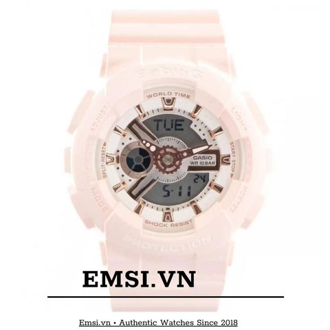 Baby-G BA-110RG-4ADR - Đồng Hồ Nữ - Điện Tử - Kính Khoáng - Size Mặt 43mm EMSI.VN