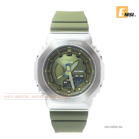 GM-S2100-3ADR - Đồng Hồ Gshock Nữ - Pin / Quartz - Kính Khoáng - Size Mặt 40.5mm - Bảo Hành 5 Năm - Chính Hãng