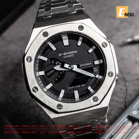 G-Shock GA-2100-1A AP SILVER - Special Emsi.vn