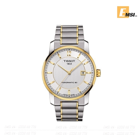 Tissot T087.407.55.037.00 - Đồng Hồ Nam - Powermatic 80 - Size Mặt 40mm - Kính Sapphire - Dây Kim Loại - Chống Nước 5ATM - Bảo Hành 5 Năm
