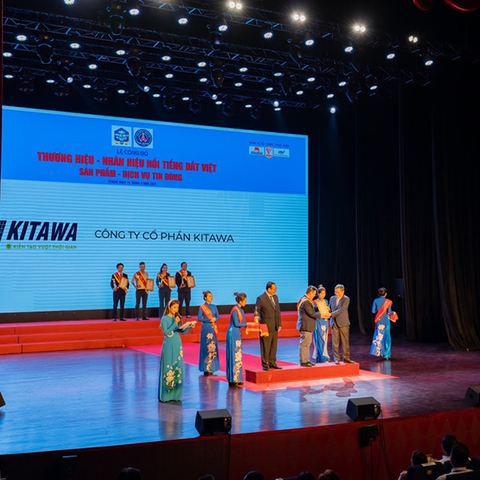 Kitawa nhận Giải thưởng “Top 100 thương hiệu nổi tiếng hàng đầu Việt Nam”