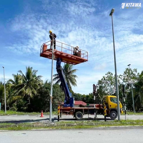 Lắp đặt đèn năng lượng mặt trời cho đường quê tại Bình Thuận