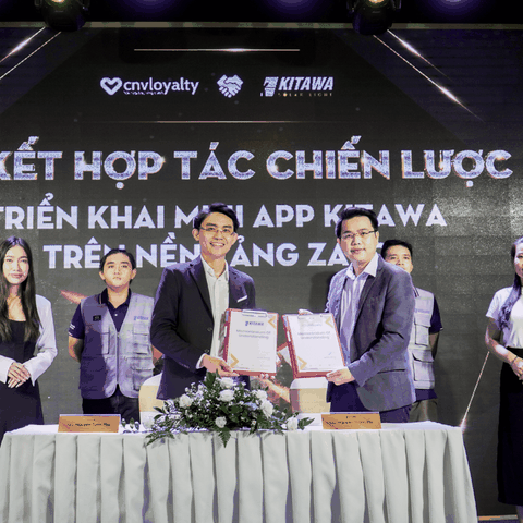 Hợp tác cùng CNV Loyalty: Kitawa triển khai mini app trên zalo để đến gần khách hàng hơn