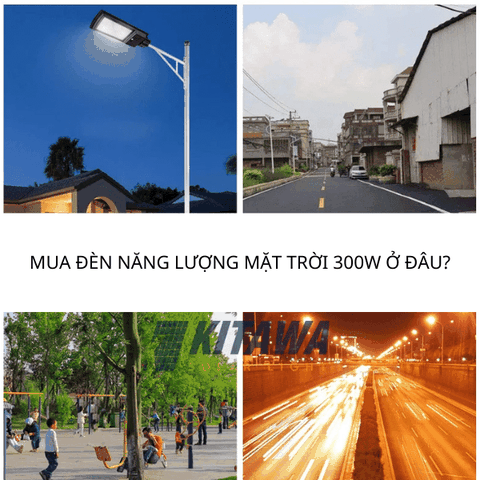 Đèn năng lượng mặt trời 300W giá tốt nhất hiện nay?