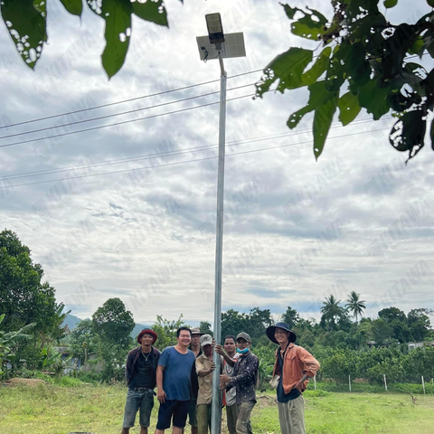 Kitawa cung cấp 200 cây đèn năng lượng mặt trời tại Huyện Khánh Sơn - Thành phố Nha Trang