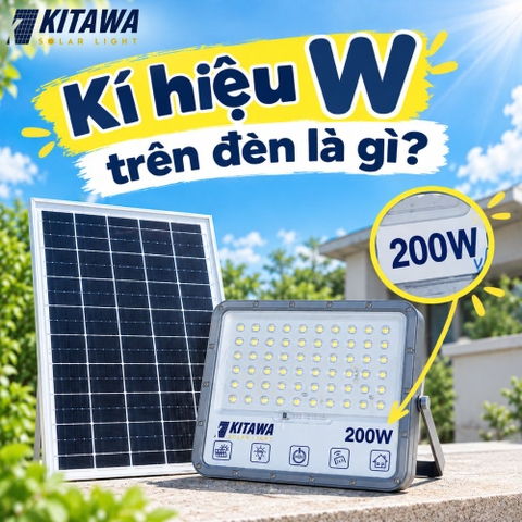 Ký hiệu W trên đèn là gì? Cách hiểu đúng công suất