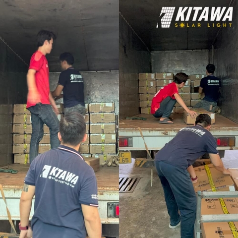 KITAWA bàn giao 80 đèn đường năng lượng mặt trời cho Huyện Uỷ Nhơn Trạch
