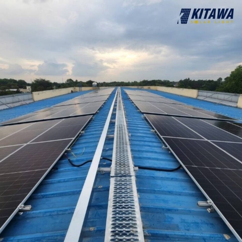 Lắp hệ thống điện mặt trời hòa lưới 60kW xưởng gỗ Hòa Phát ở Củ Chi