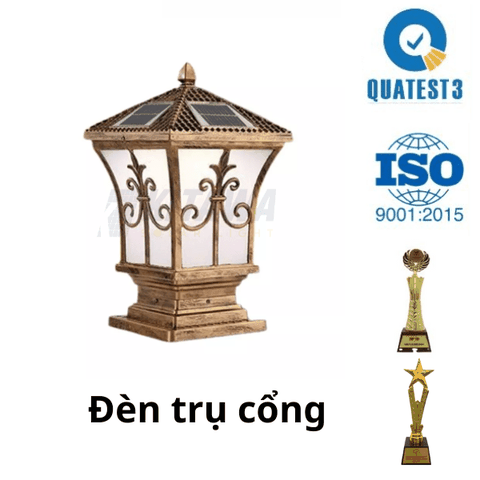 Đèn Trụ Cổng Năng Lượng Mặt Trời Kitawa SV13