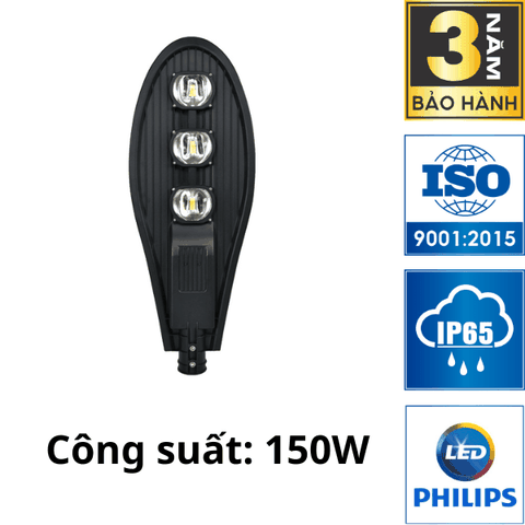 Đèn Đường Chiếc Lá Điện 150W Siêu Sáng KITAWA - AC.CL01.150