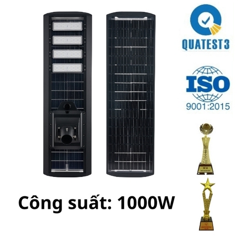 Đèn Liền Thể Công Trình Năng Lượng Mặt Trời 1000W Chống Bão CTLT.CA01.1000