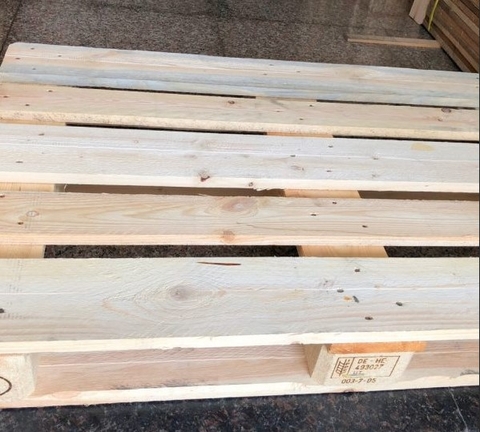 PALLET GỖ HỞ MẶT 80x1M2 CHÂN GÙ