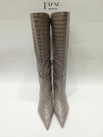 KNEEBOOTS RẮN XÁM SAM EDELMAM