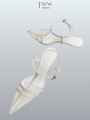 FLORAL SANDAL - GIÀY CÔNG SỞ MŨI NHỌN BASIC