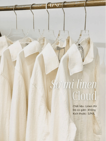 ÁO SƠ MI LINEN DÀI TAY CLOUD