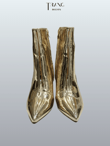 HIGHHEELS BOOTS METALLIC BUTTERFLY