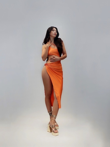 SET VÁY BODY XOẮN EO