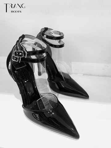 GIÀY CAO GÓT MŨI NHỌN QUEEN PHIÊN BẢN 2.0 ĐEN