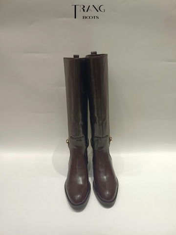 RIDING BOOTS ZARA DARK BROWN ZARA