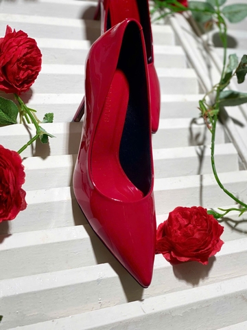 KATE PUMP HIGHHEELS - GIÀY CAO GÓT PUMP KATE ĐỎ ĐÔ