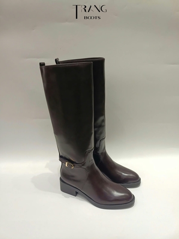 RIDING BOOTS ZARA DARK BROWN ZARA