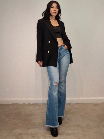 ÁO VEST ĐEN TAY DÀI MNG