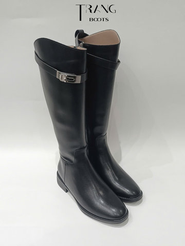 UGG LEATHER BOOTS - BOOTS ỦNG ĐẾN GỐI BỆT BẰNG DA