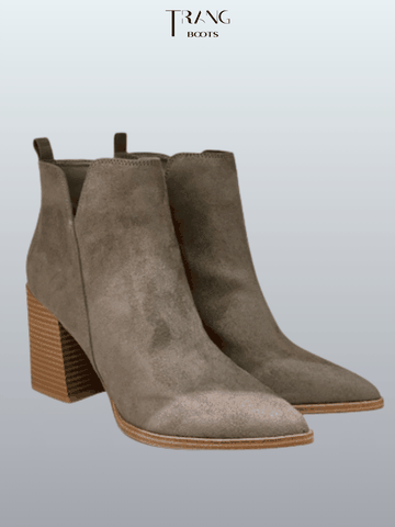 ANKLE BOOTS NINE WEST CỔ KHUYẾT